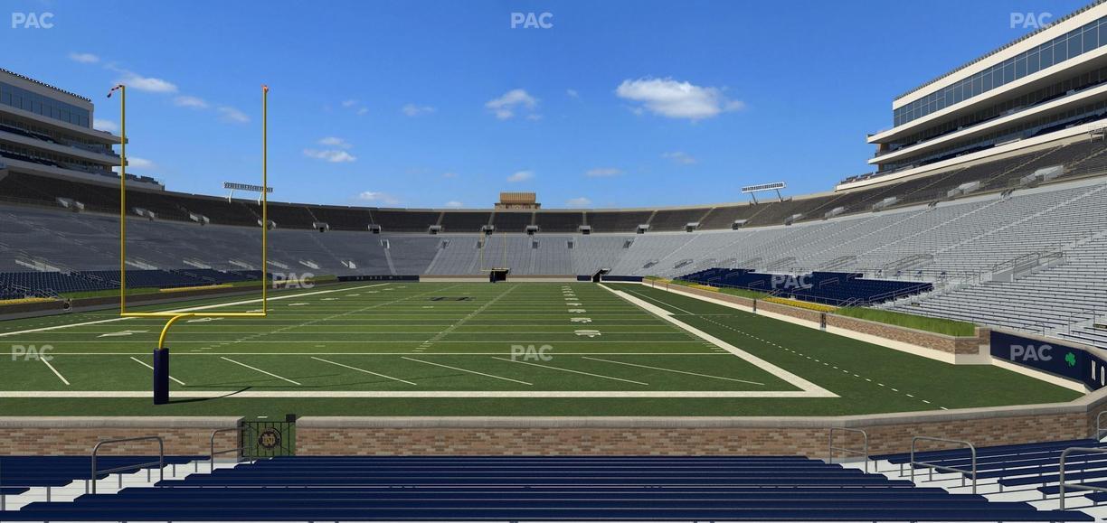 Notre Dame Stadium - Section 18 Seat View