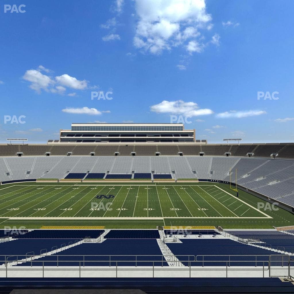 Notre Dame Stadium - Section 1842 Box 1 Seat View