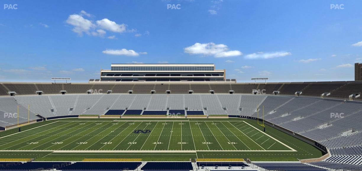 Notre Dame Stadium - Section 1842 Box 1 Seat View