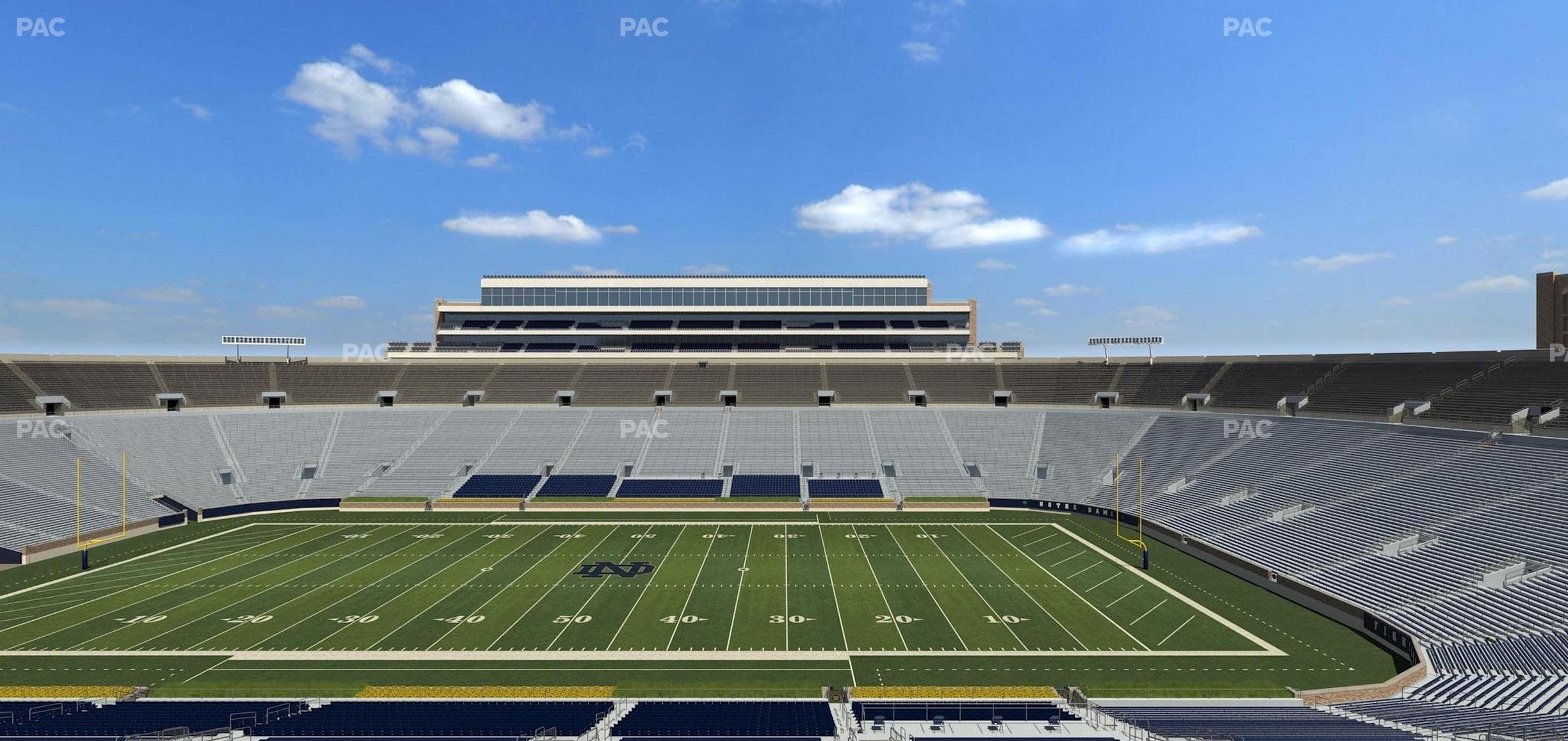Notre Dame Stadium - Section 1842 Box 1 Seat View