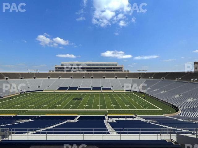Notre Dame Stadium - Section 1842 Box 1 Seat View