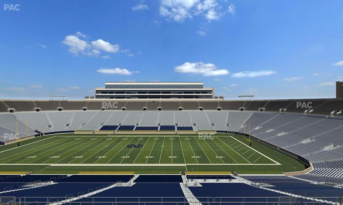 Notre Dame Stadium - Section 1842 Box 1 Seat View