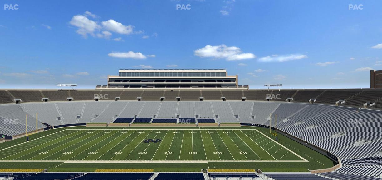 Notre Dame Stadium - Section 1842 Box 10 Seat View