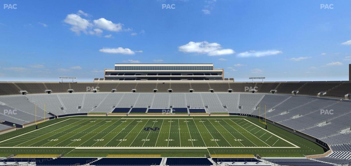 Notre Dame Stadium - Section 1842 Box 11 Seat View