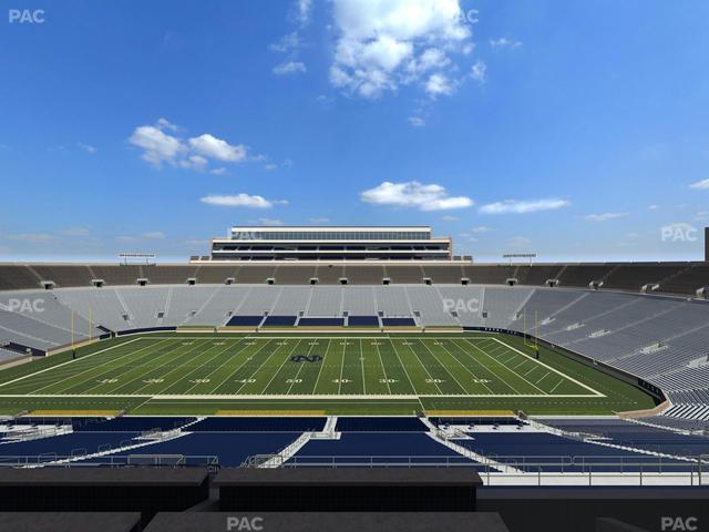 Notre Dame Stadium - Section 1842 Box 11 Seat View