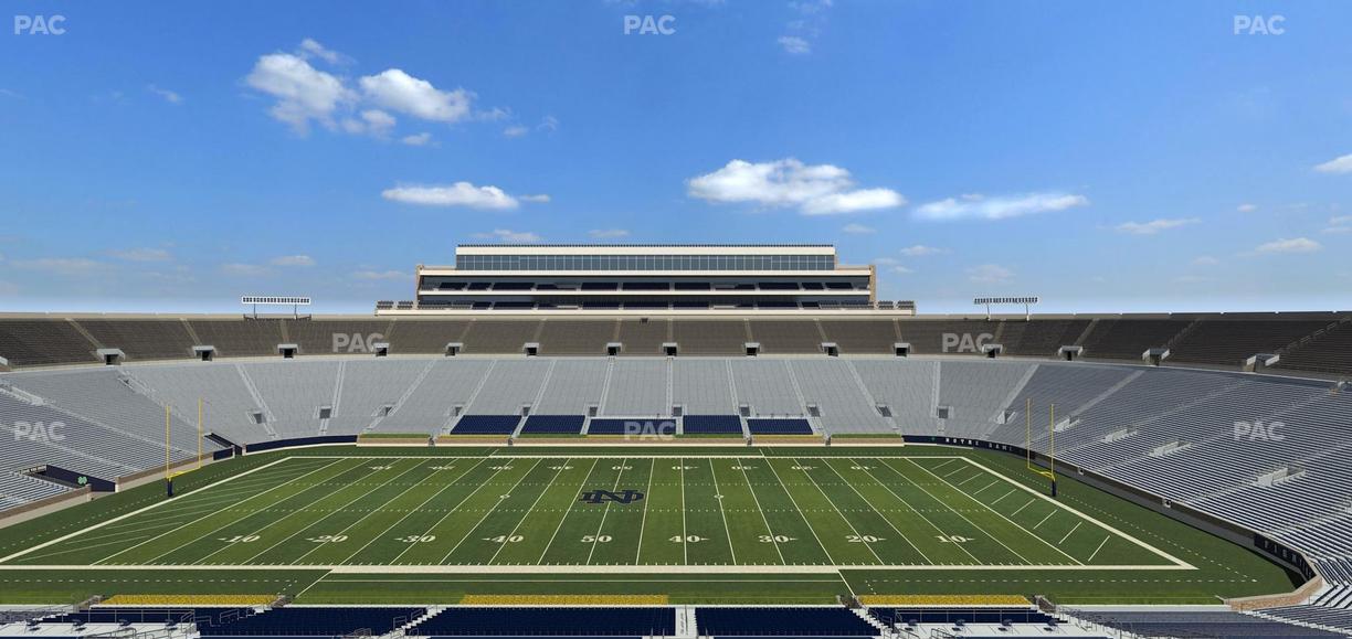 Notre Dame Stadium - Section 1842 Box 12 Seat View