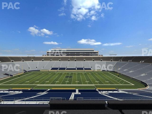 Notre Dame Stadium - Section 1842 Box 12 Seat View