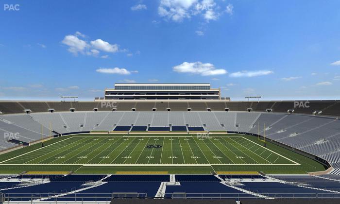 Notre Dame Stadium - Section 1842 Box 12 Seat View
