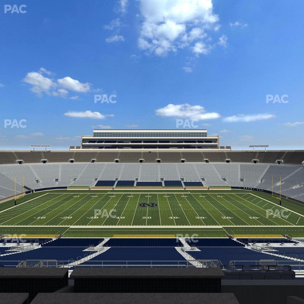 Notre Dame Stadium - Section 1842 Box 13 Seat View