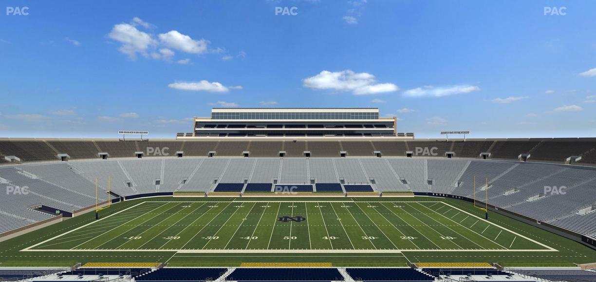 Notre Dame Stadium - Section 1842 Box 13 Seat View