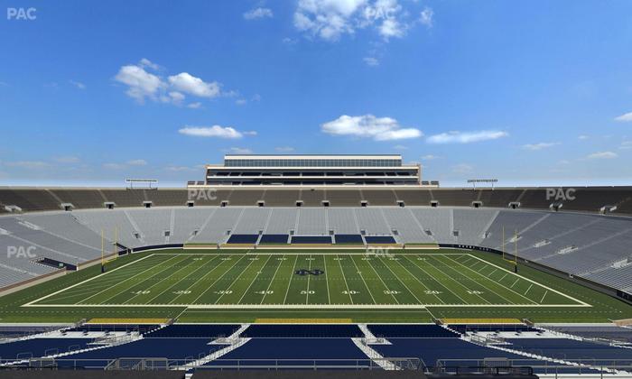 Notre Dame Stadium - Section 1842 Box 13 Seat View
