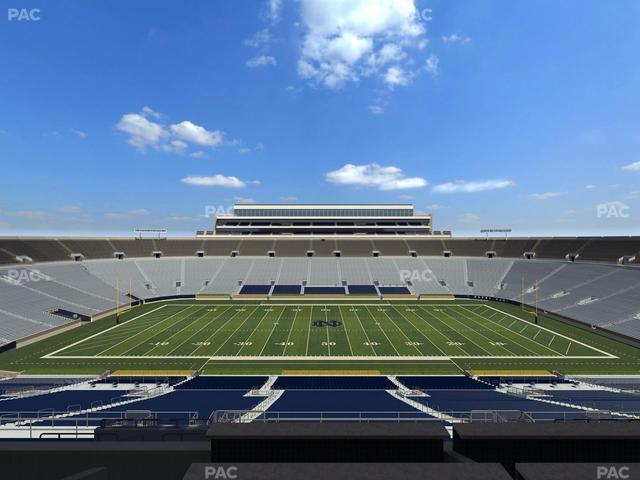 Notre Dame Stadium - Section 1842 Box 14 Seat View