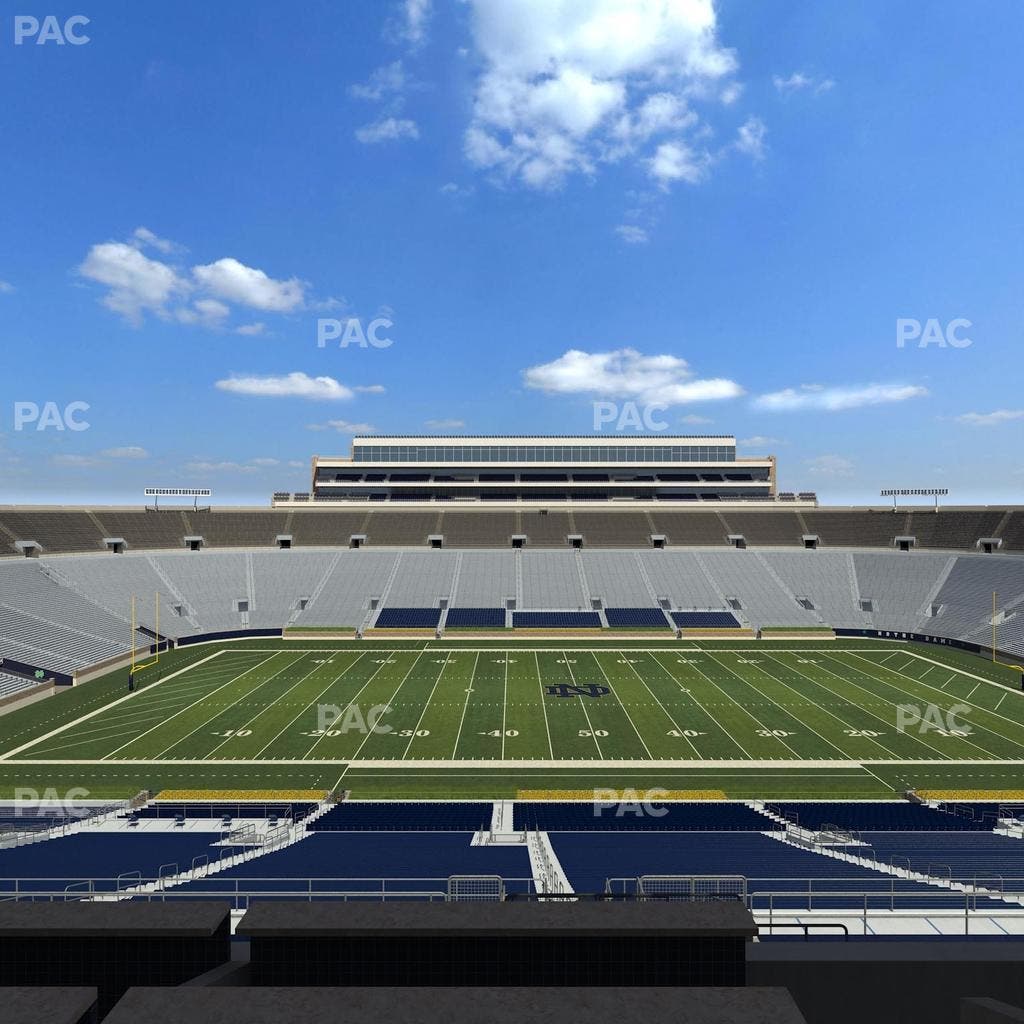 Notre Dame Stadium - Section 1842 Box 15 Seat View