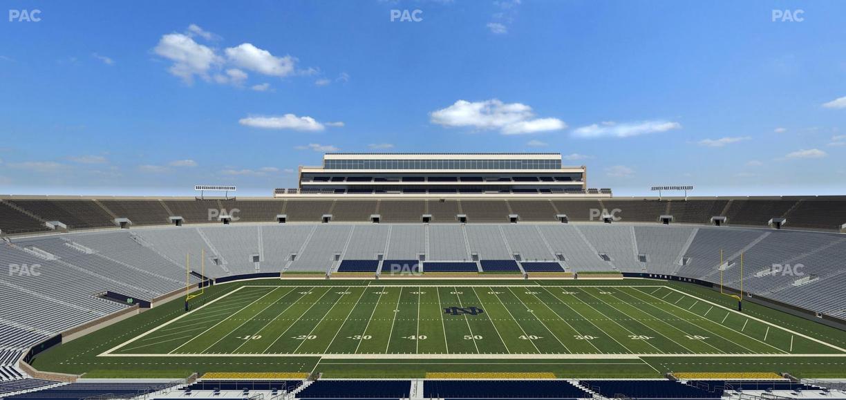 Notre Dame Stadium - Section 1842 Box 15 Seat View