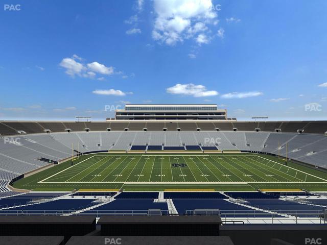 Notre Dame Stadium - Section 1842 Box 15 Seat View