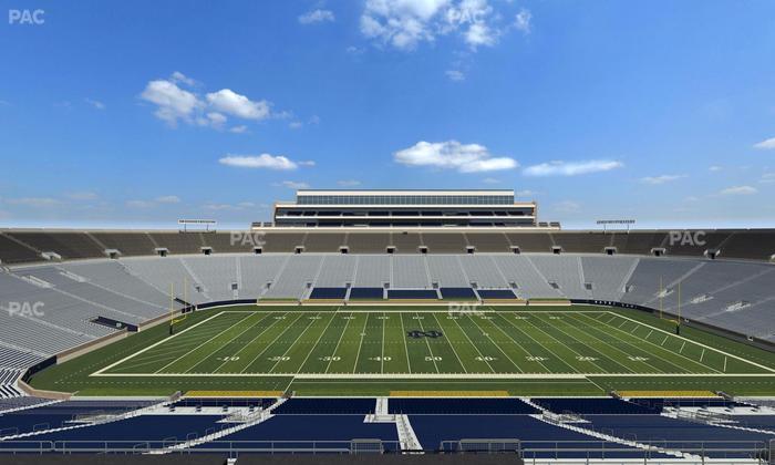 Notre Dame Stadium - Section 1842 Box 15 Seat View