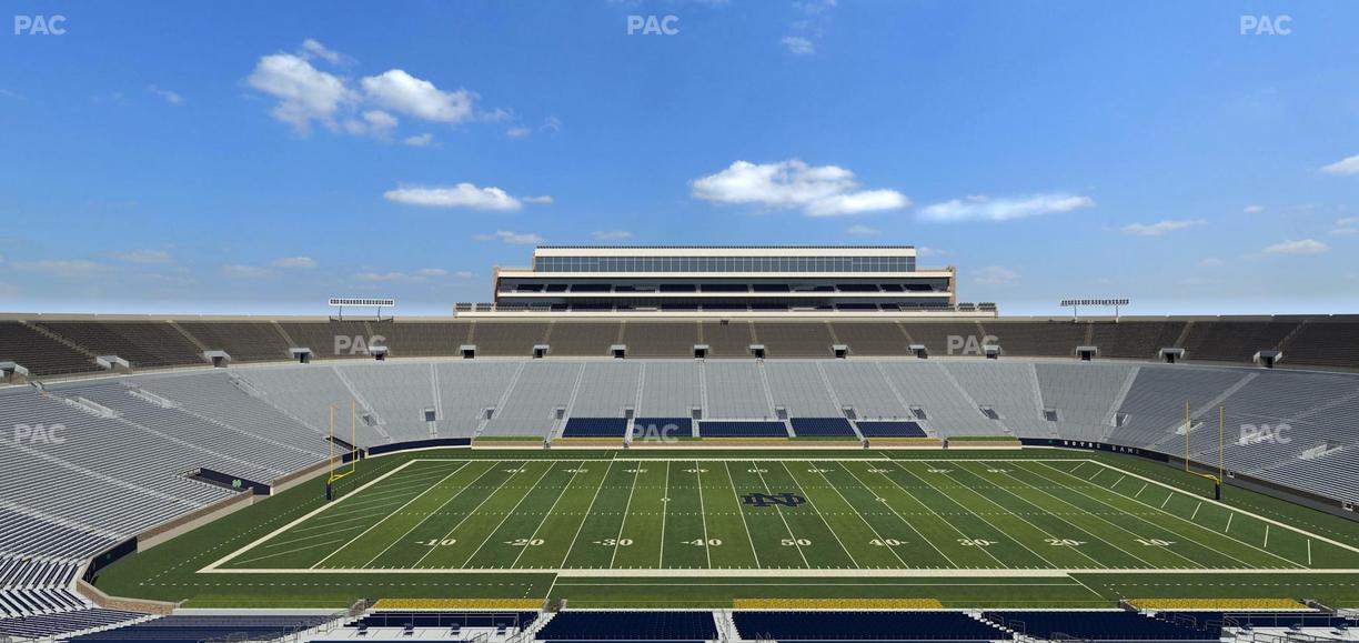 Notre Dame Stadium - Section 1842 Box 16 Seat View