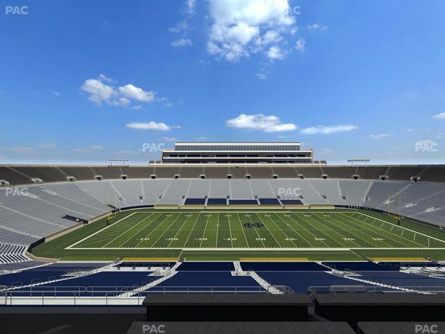Notre Dame Stadium - Section 1842 Box 16 Seat View