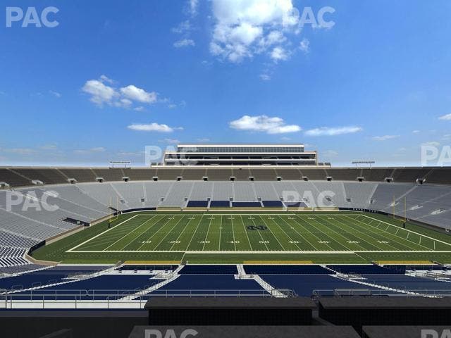 Notre Dame Stadium - Section 1842 Box 16 Seat View