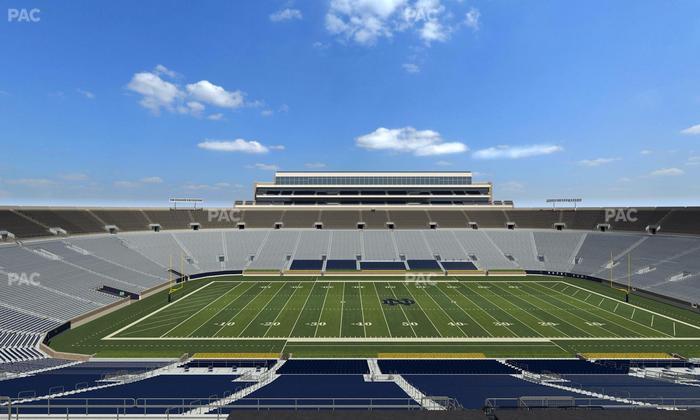 Notre Dame Stadium - Section 1842 Box 16 Seat View
