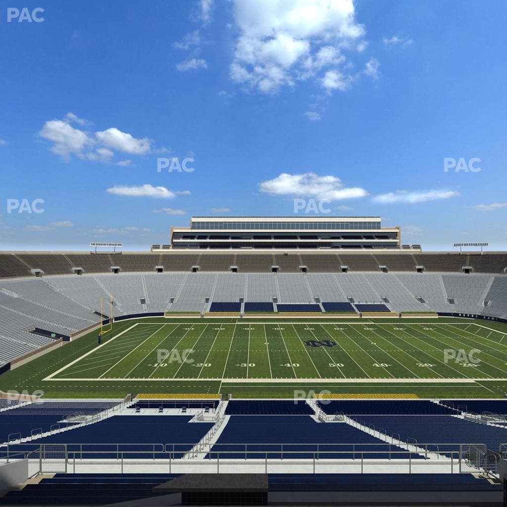 Notre Dame Stadium - Section 1842 Box 17 Seat View