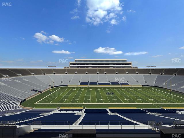 Notre Dame Stadium - Section 1842 Box 17 Seat View