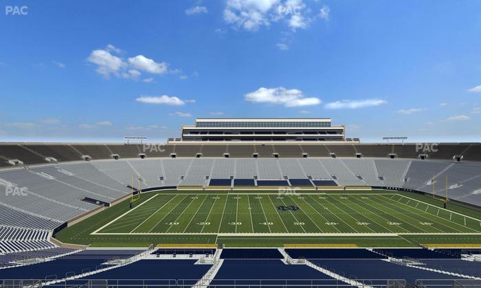Notre Dame Stadium - Section 1842 Box 17 Seat View