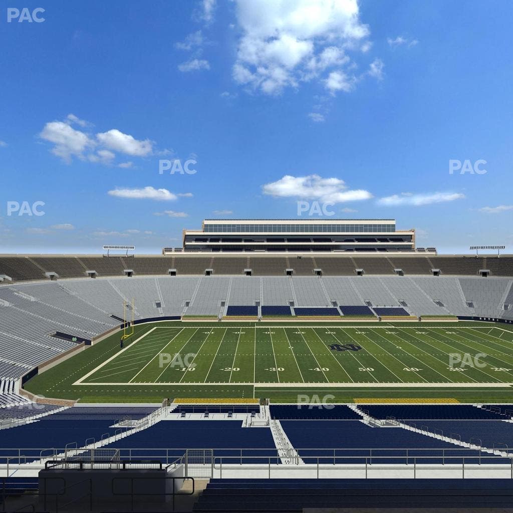 Notre Dame Stadium - Section 1842 Box 18 Seat View
