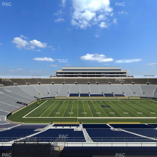 Notre Dame Stadium - Section 1842 Box 18 Seat View