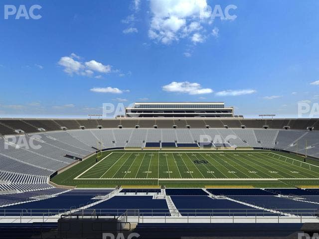 Notre Dame Stadium - Section 1842 Box 18 Seat View