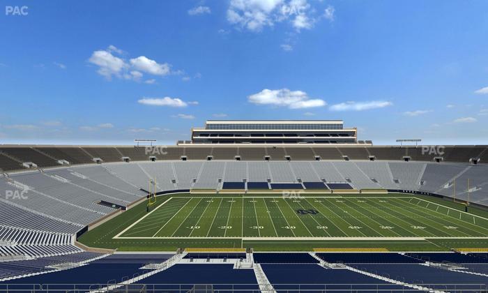 Notre Dame Stadium - Section 1842 Box 18 Seat View