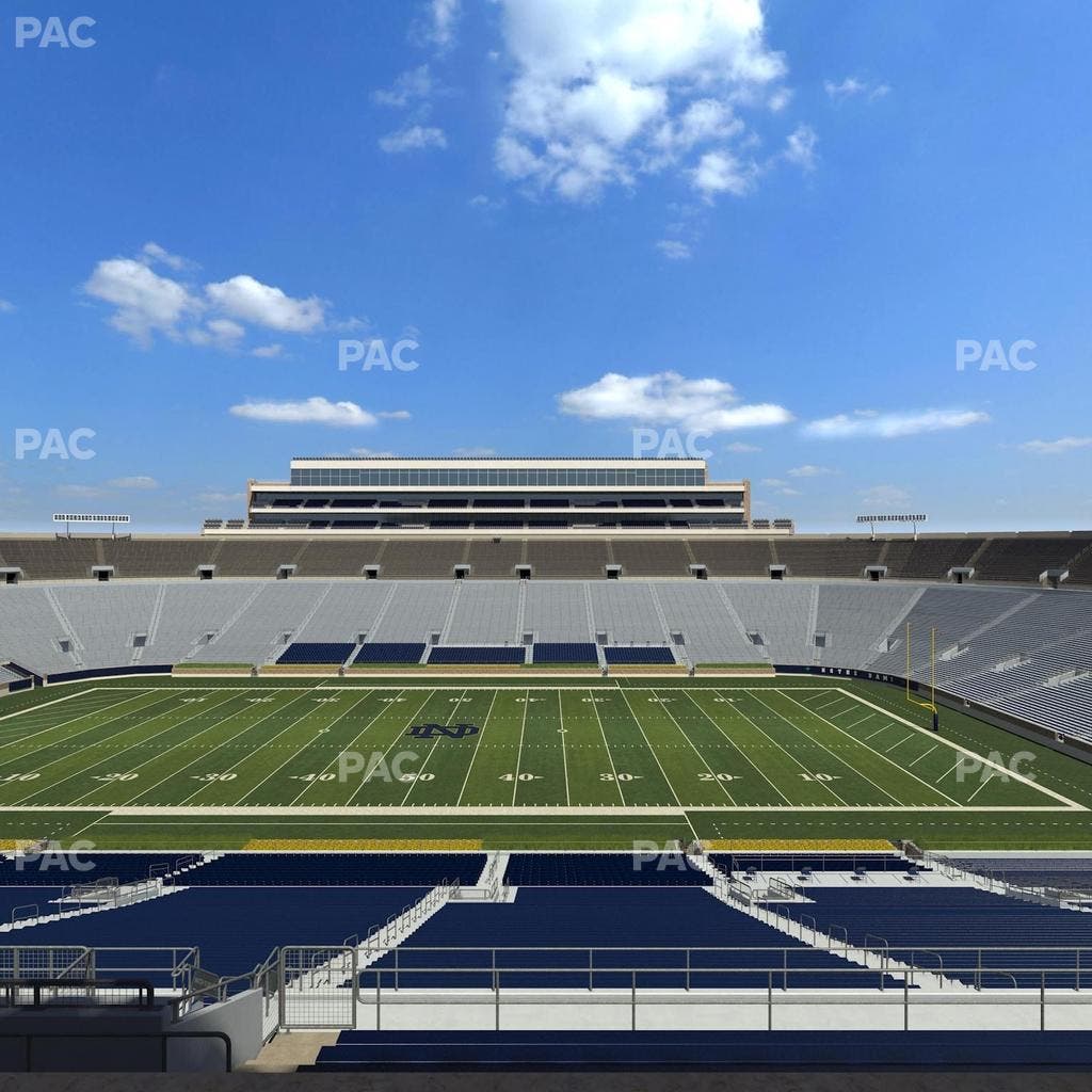 Notre Dame Stadium - Section 1842 Box 2 Seat View