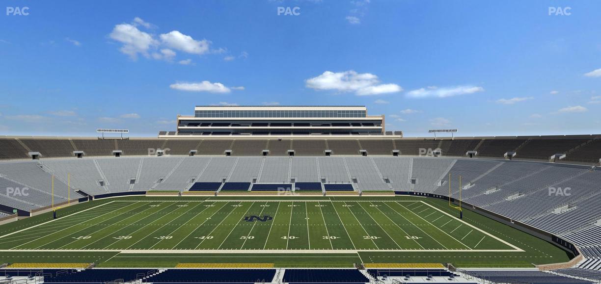 Notre Dame Stadium - Section 1842 Box 2 Seat View