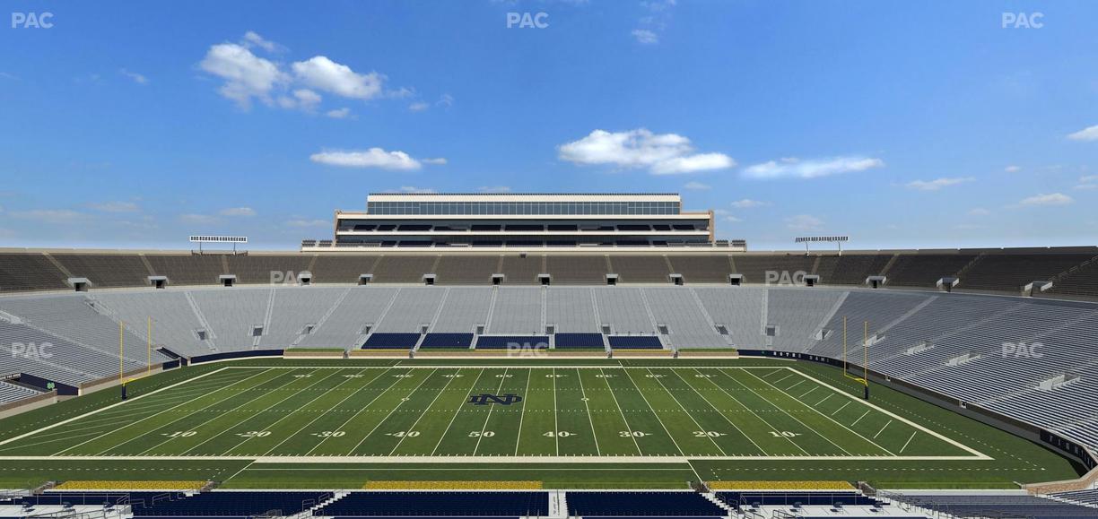 Notre Dame Stadium - Section 1842 Box 3 Seat View