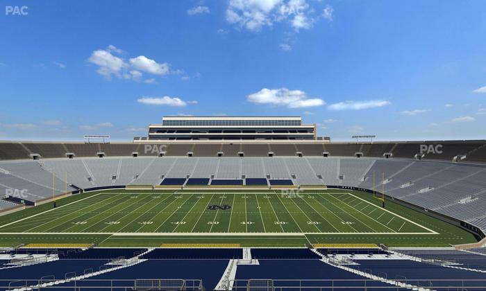 Notre Dame Stadium - Section 1842 Box 3 Seat View