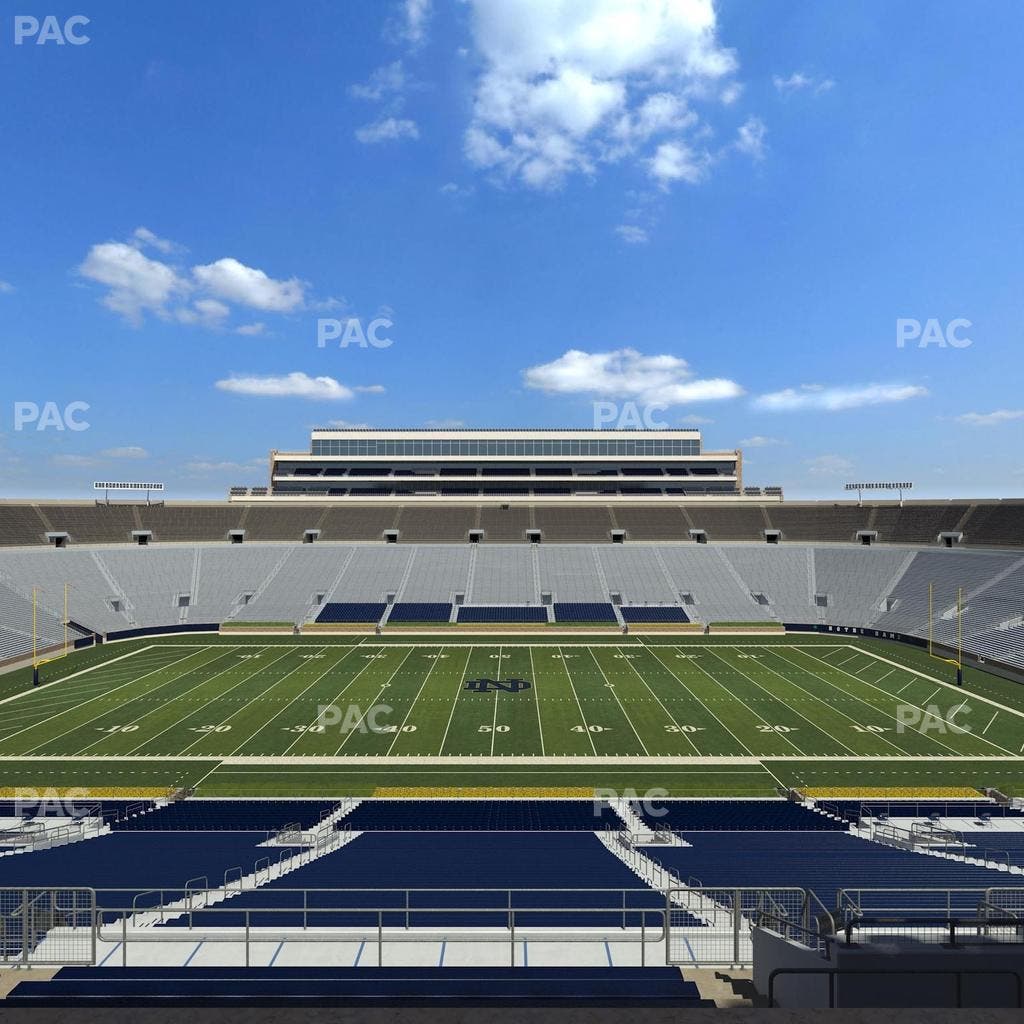 Notre Dame Stadium - Section 1842 Box 4 Seat View