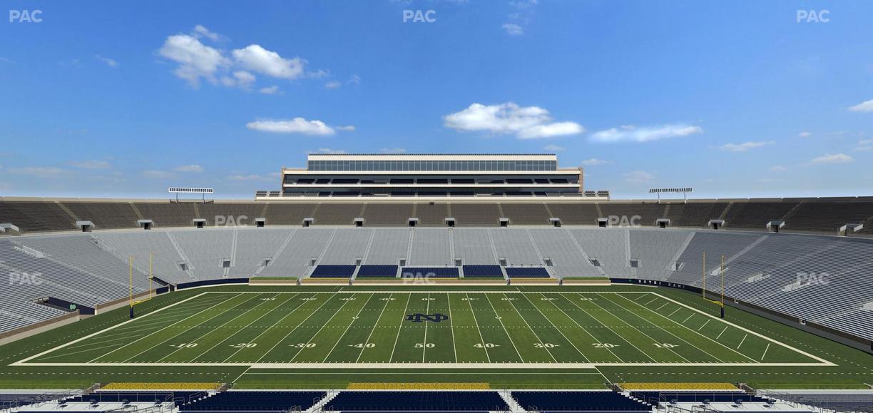 Notre Dame Stadium - Section 1842 Box 4 Seat View