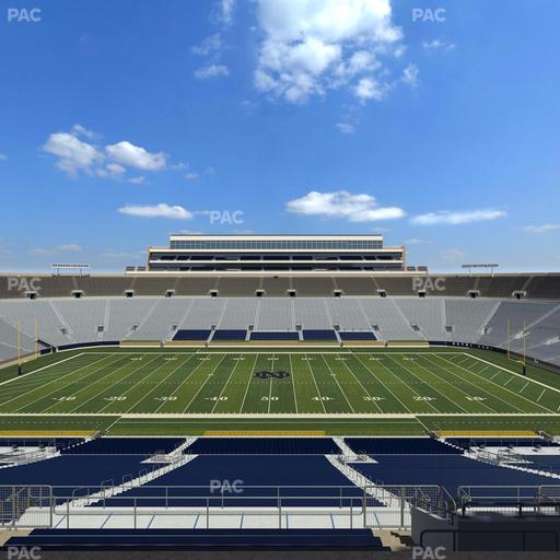 Notre Dame Stadium - Section 1842 Box 4 Seat View