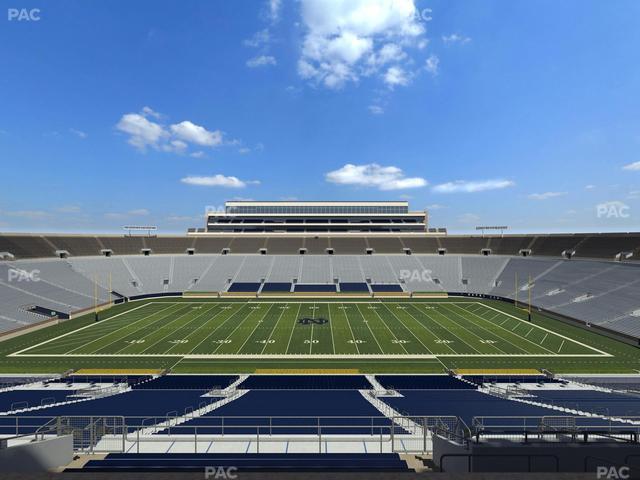 Notre Dame Stadium - Section 1842 Box 4 Seat View