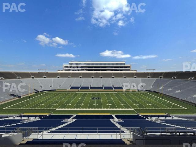 Notre Dame Stadium - Section 1842 Box 4 Seat View