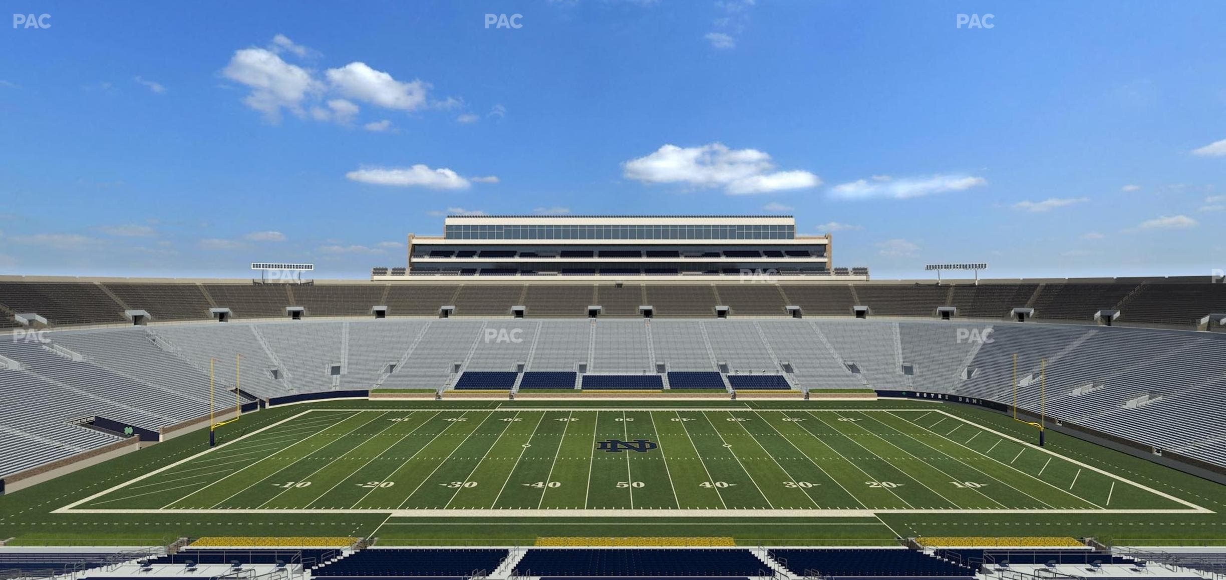 Notre Dame Stadium - Section 1842 Box 5 Seat View