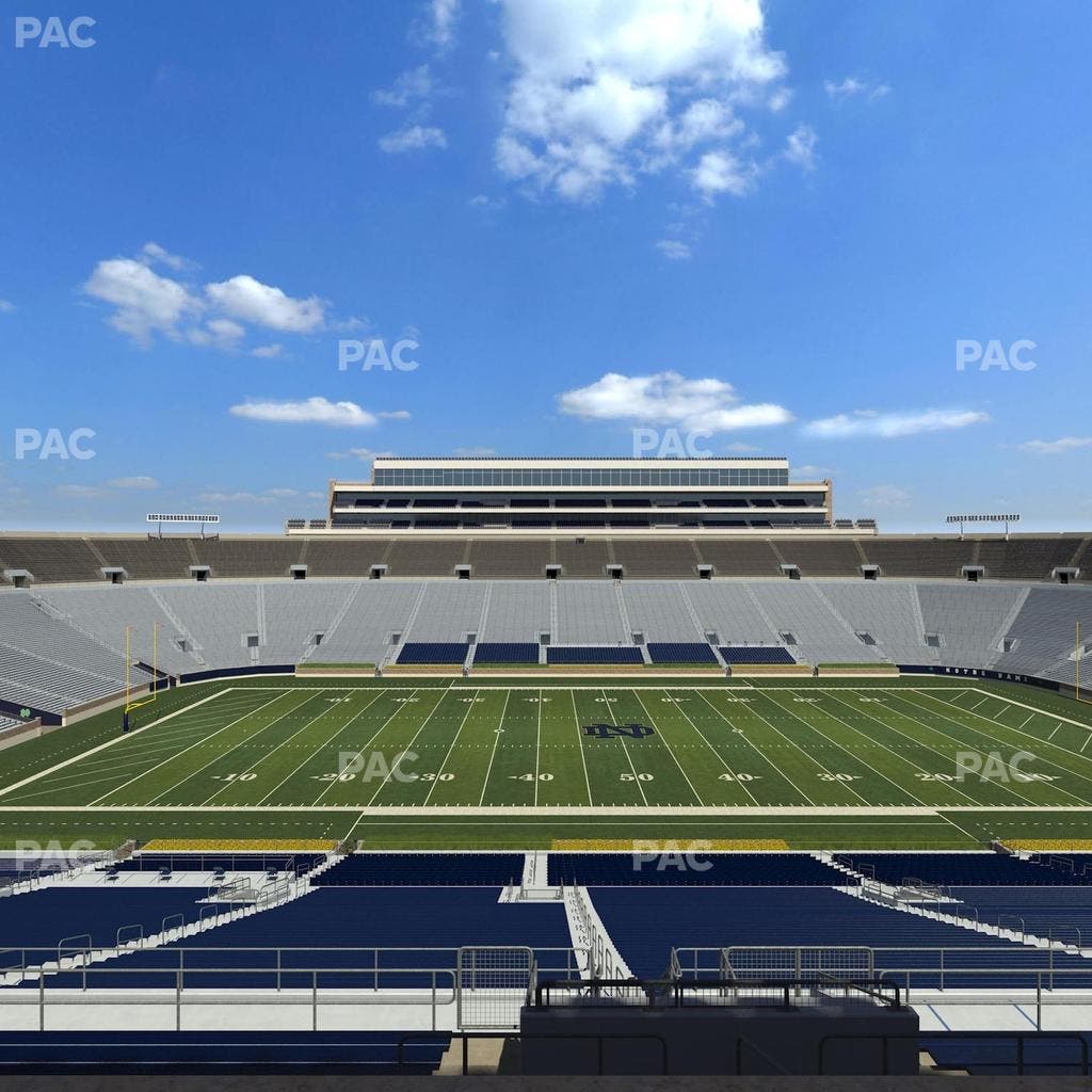 Notre Dame Stadium - Section 1842 Box 6 Seat View