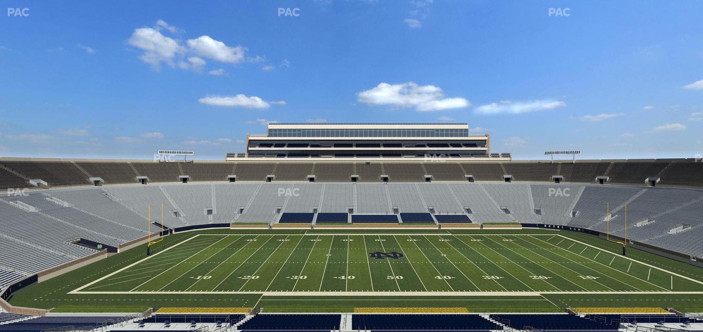 Notre Dame Stadium - Section 1842 Box 6 Seat View