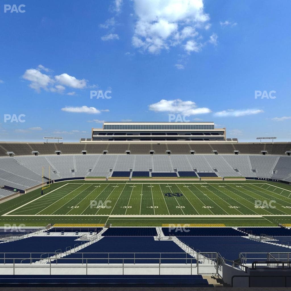 Notre Dame Stadium - Section 1842 Box 7 Seat View