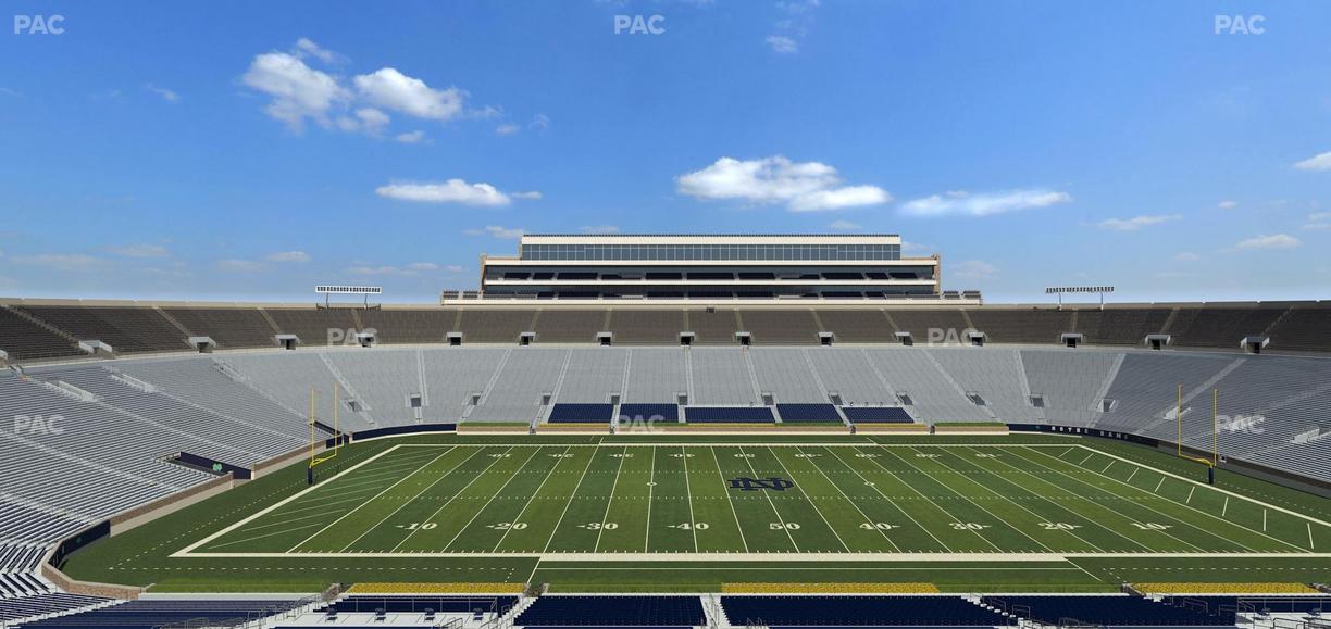 Notre Dame Stadium - Section 1842 Box 7 Seat View