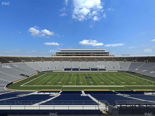 Notre Dame Stadium - Section 1842 Box 7 Seat View