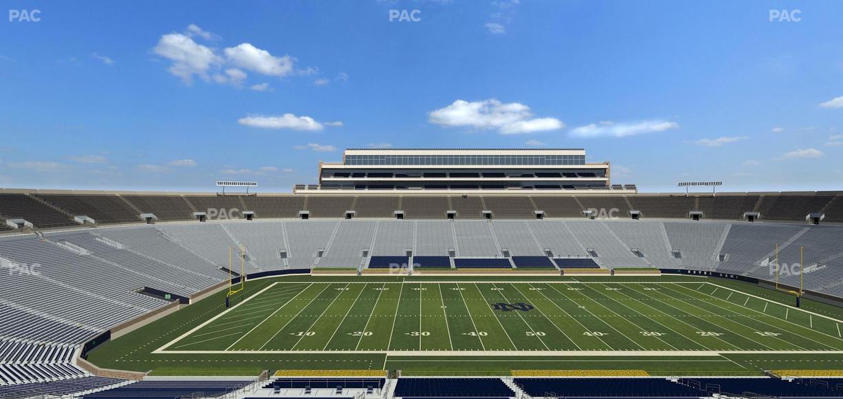 Notre Dame Stadium - Section 1842 Box 8 Seat View