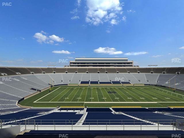 Notre Dame Stadium - Section 1842 Box 8 Seat View
