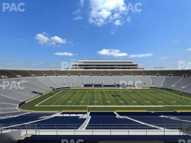 Notre Dame Stadium - Section 1842 Box 8 Seat View