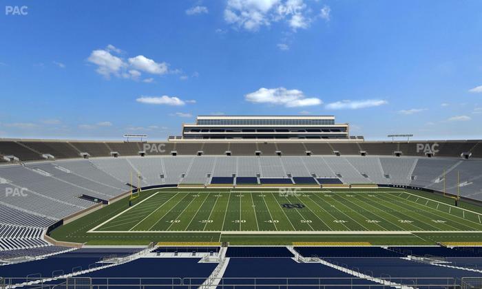 Notre Dame Stadium - Section 1842 Box 8 Seat View